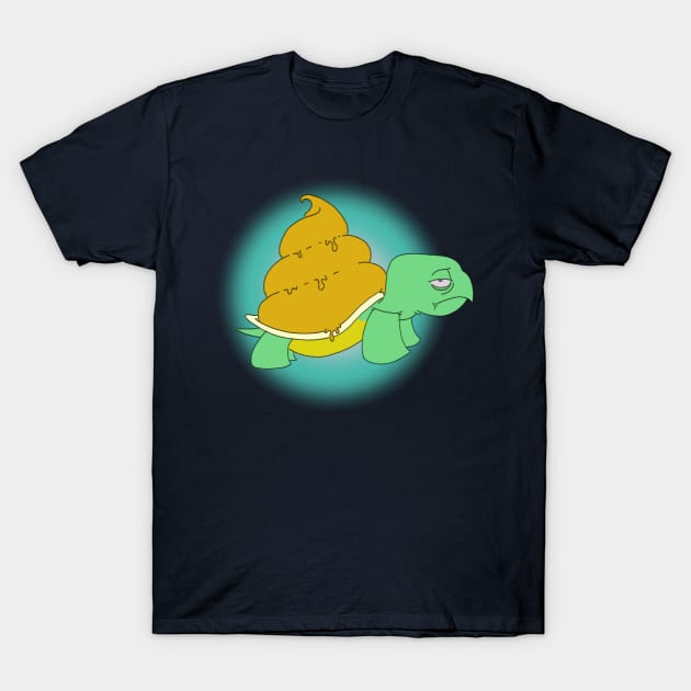 Turdle turtle pun poop joke T-Shirt by Blaze_Belushi